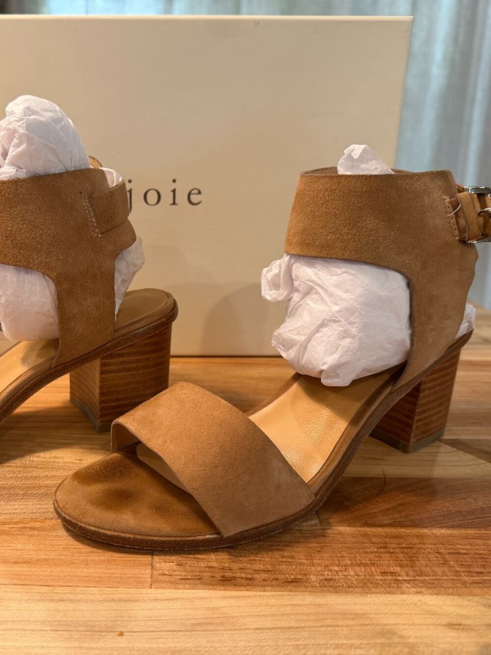 Joie Opal Suede Sandal Blush - the MOST comfortable, can walk all day in these